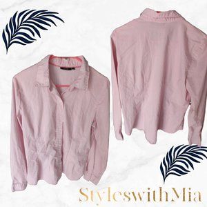 Pink and White Stripped Button Down